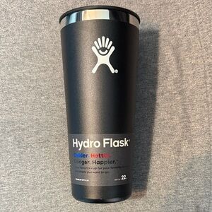 NWT Hydro Flask Matte Black Tumbler